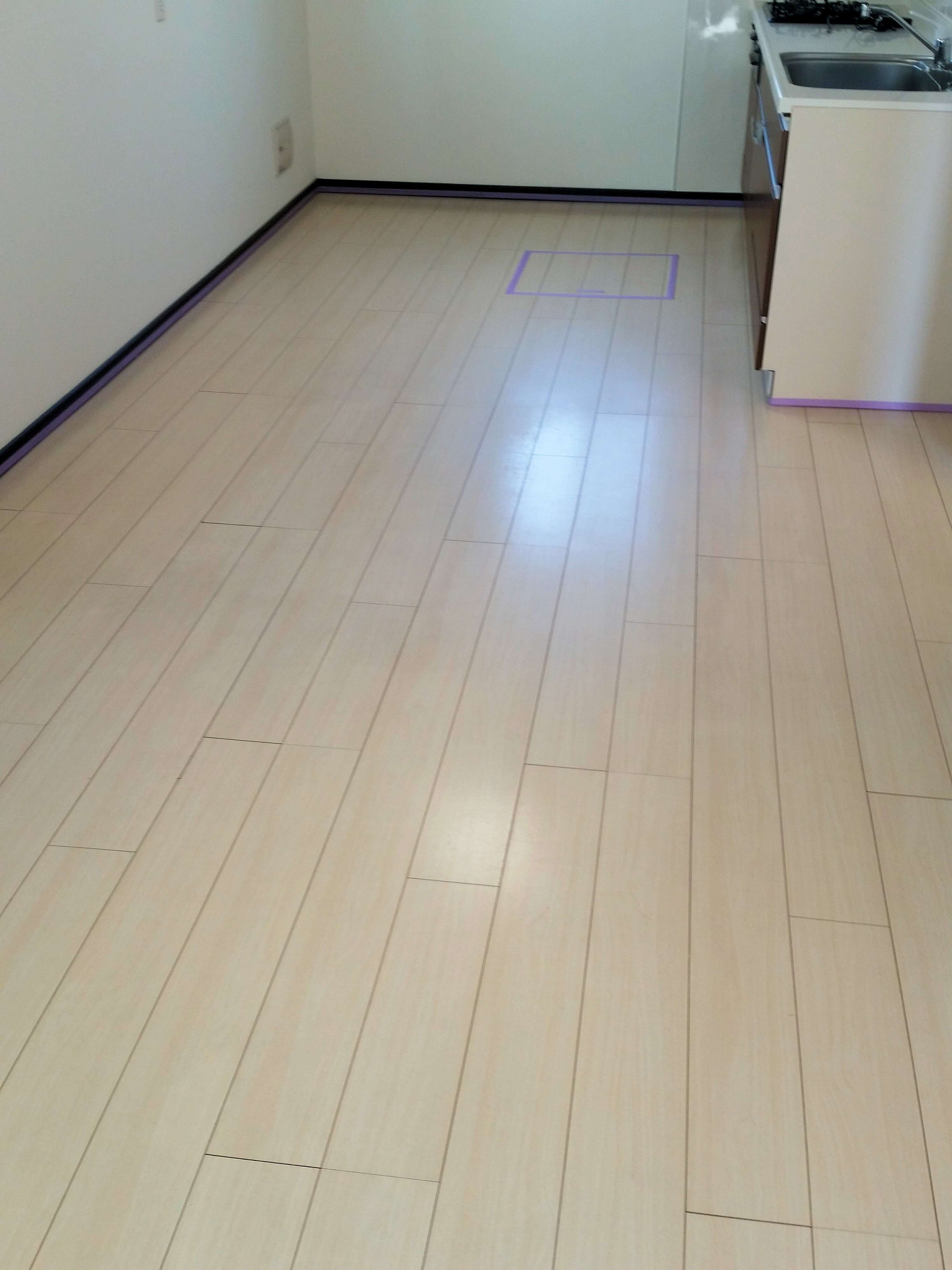 coatinghouse-chiba-yachiyo-shinchikukodate-before フロアコーティング施工事例 施工前|千葉県八千代市 ご新築戸建て H様邸の床の状態