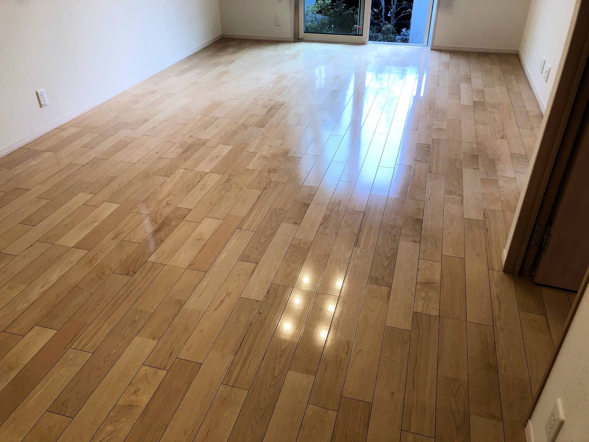 coatinghouse-tokyo-mitaka-shinchikukodate-after フロアコーティング施工事例 施工後|東京都三鷹市 ご新築戸建て N様邸 コーティングハウス セラミックガラスフロアコーティング施工済み