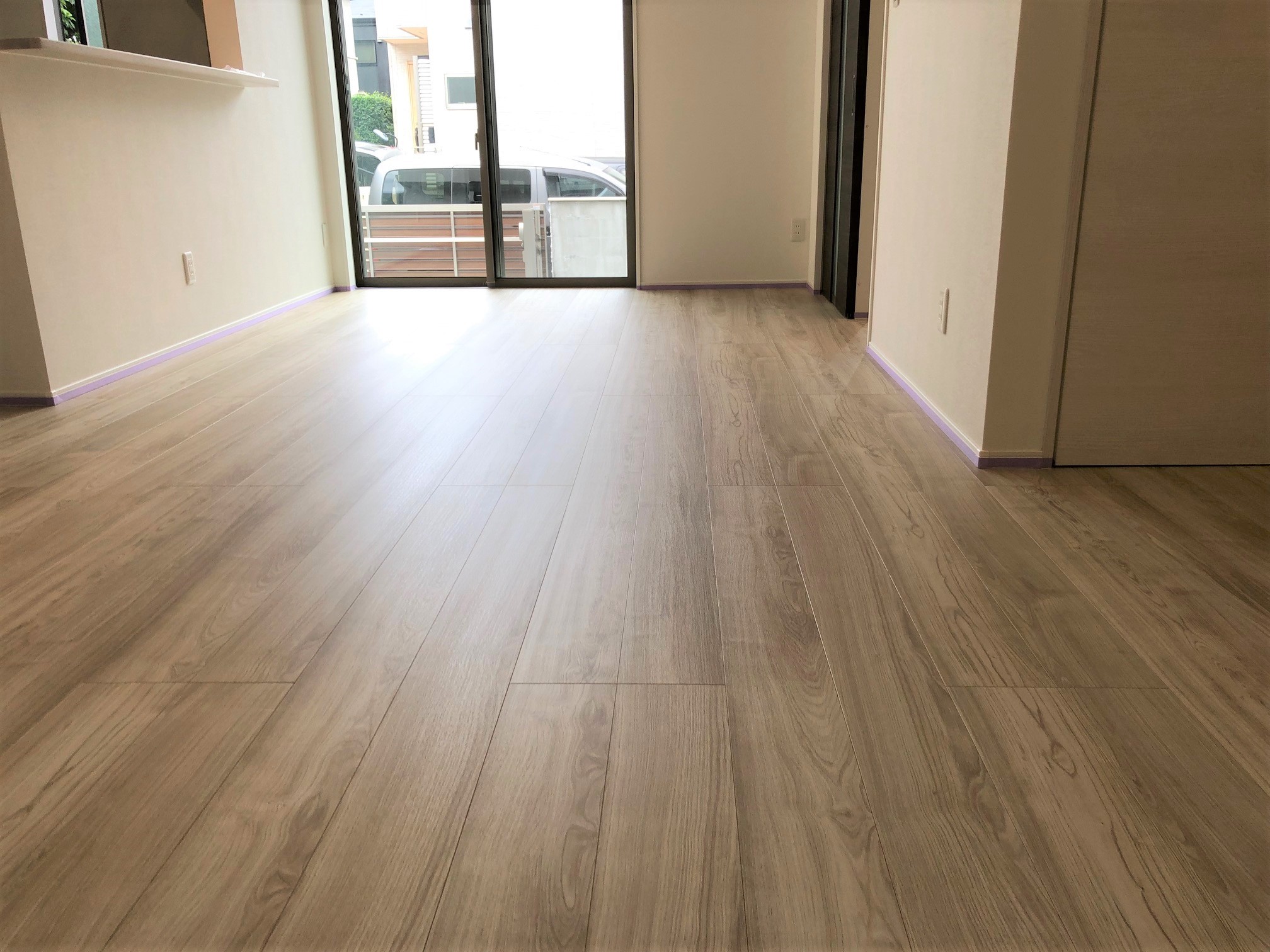 coatinghouse-fukuoka-kitakyushu-shinchikukodate-before フロアコーティング施工事例 施工前|福岡県北九州市 ご新築戸建て H様邸の床の状態
