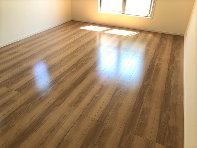 フロアコーティング施工事例 施工後｜千葉県柏市 ご新築戸建て K様邸 コーティングハウス セラミックガラスフロアコーティング施工済み