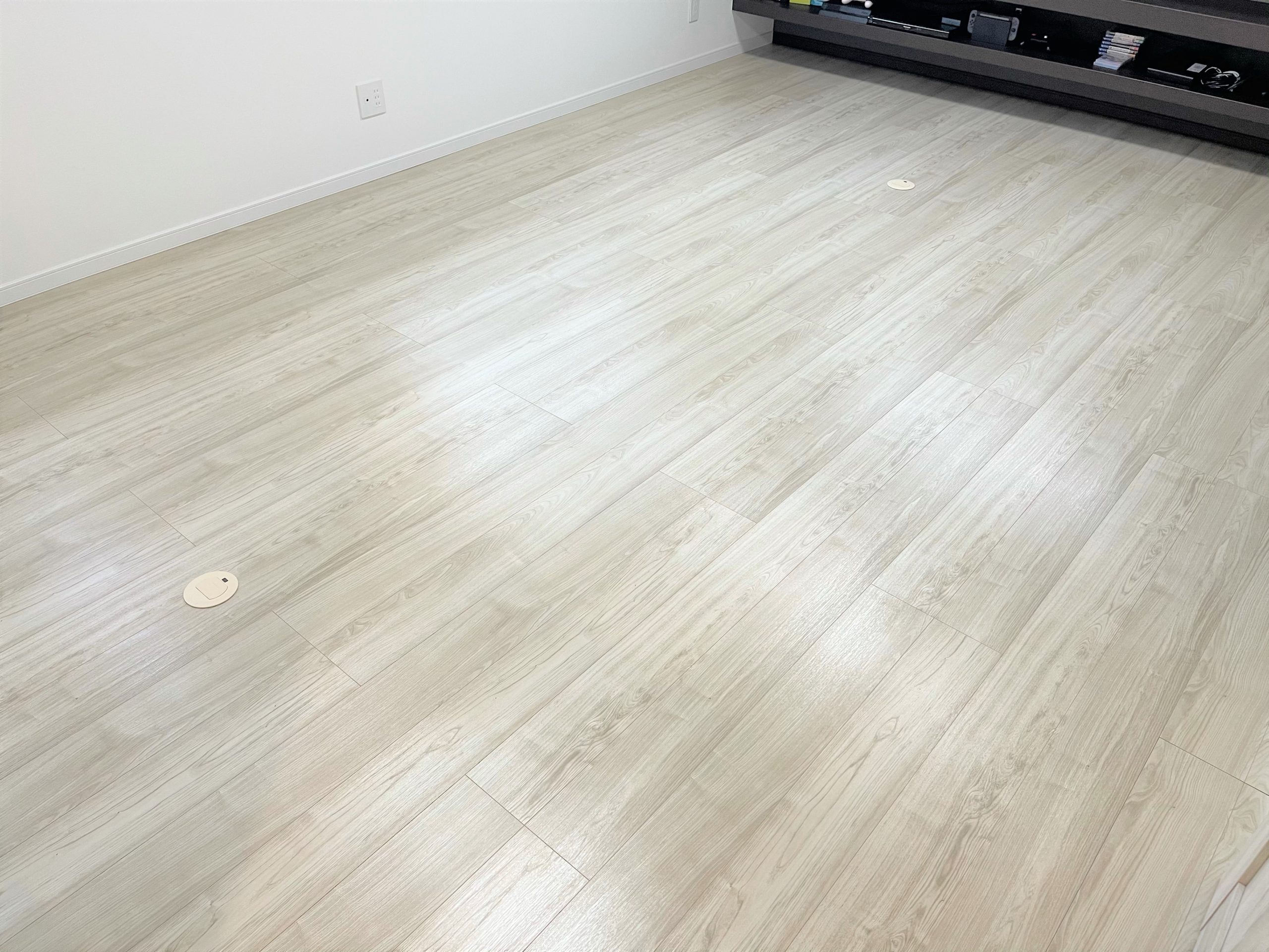 フロアコーティング施工事例 施工後｜神奈川県横浜市 ご新築マンション M様邸 コーティングハウス セラミックガラスフロアコーティング施工済み