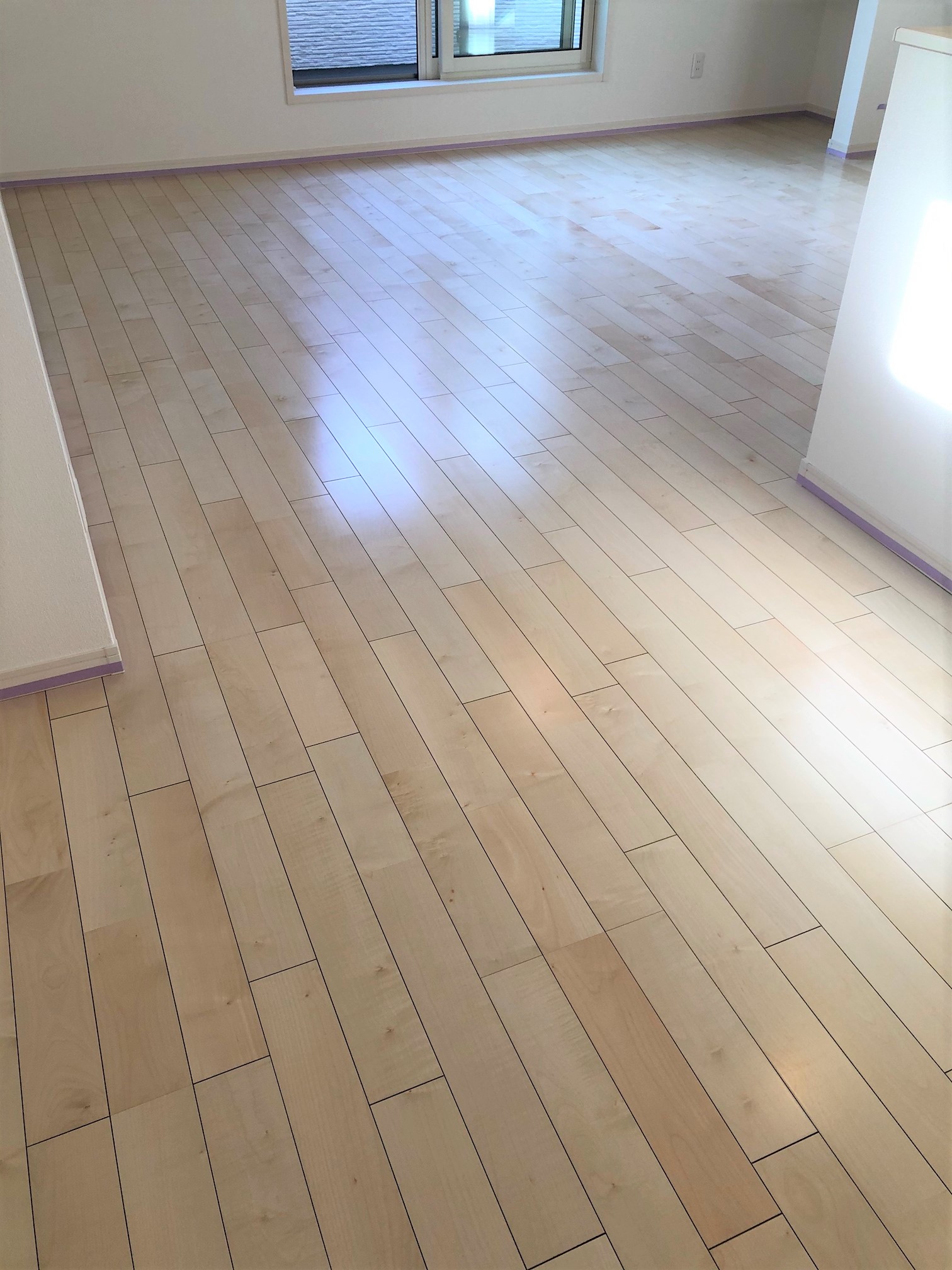 coatinghouse-saitama-koshigaya-shinchikukodate-before フロアコーティング施工事例 施工前|埼玉県越谷市 ご新築戸建て Y様邸の床の状態