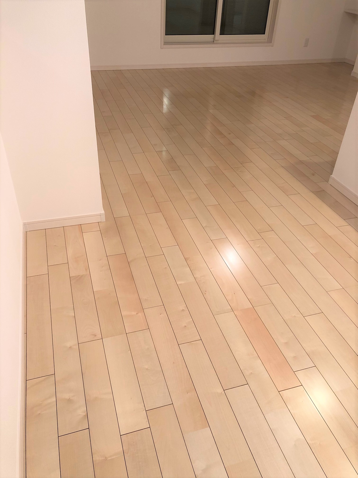 coatinghouse-saitama-koshigaya-shinchikukodate-after フロアコーティング施工事例 施工後|埼玉県越谷市 ご新築戸建て Y様邸 コーティングハウス セラミックガラスフロアコーティング施工済み