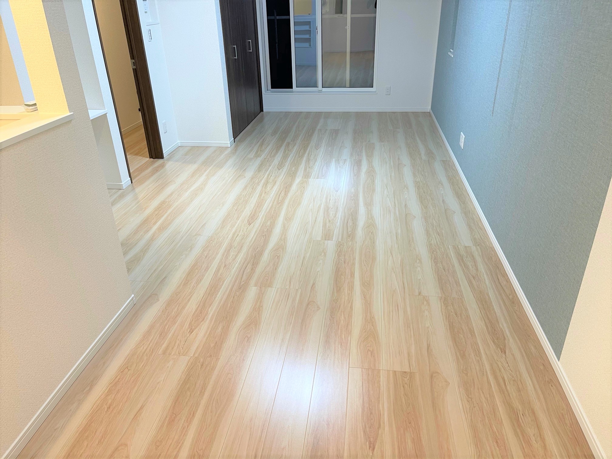 coatinghouse-tokyo-adachi-shinchikumansion-after フロアコーティング施工事例 施工後|東京都足立区 ご新築マンション A様邸 コーティングハウス セラミックガラスフロアコーティング施工済み