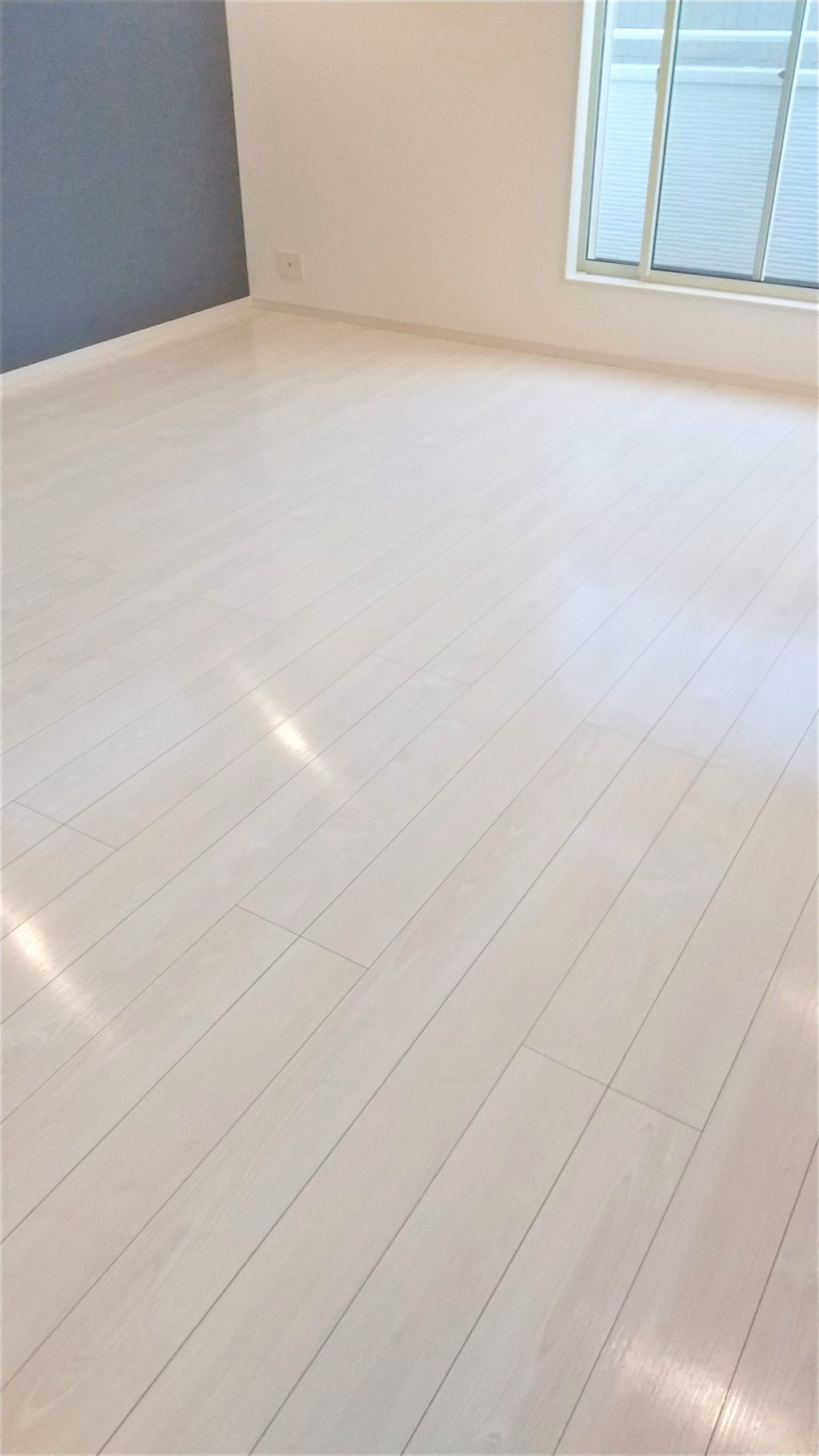 フロアコーティング施工事例 施工後｜東京都文京区 ご新築マンション N様邸 コーティングハウス セラミックガラスフロアコーティング施工済み