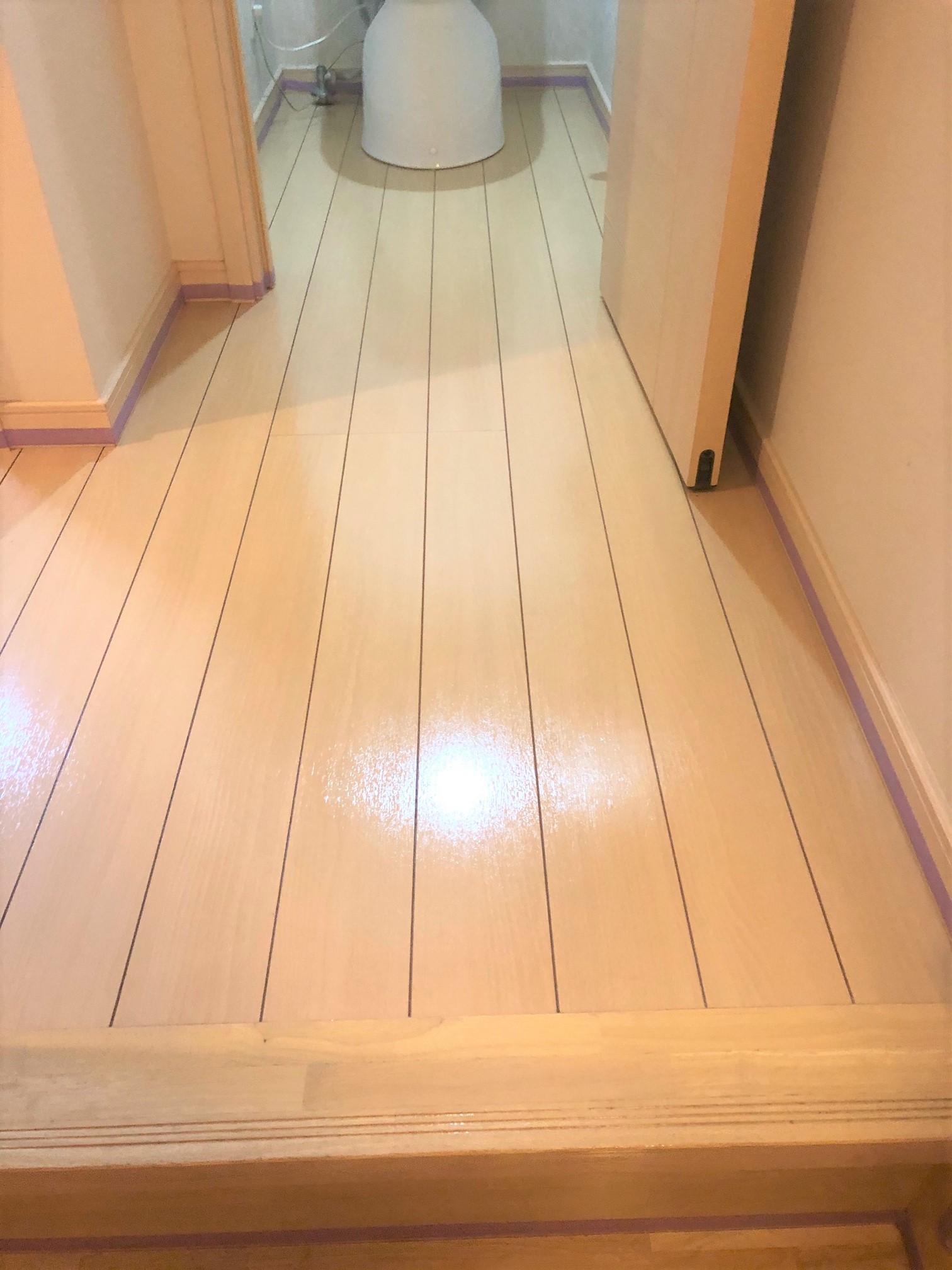 coatinghouse-fukuoka-fukuoka-shinchikukodate-after フロアコーティング施工事例 施工後|福岡県福岡市 ご新築戸建て H様邸 コーティングハウス シリコンフロアコーティング施工済み