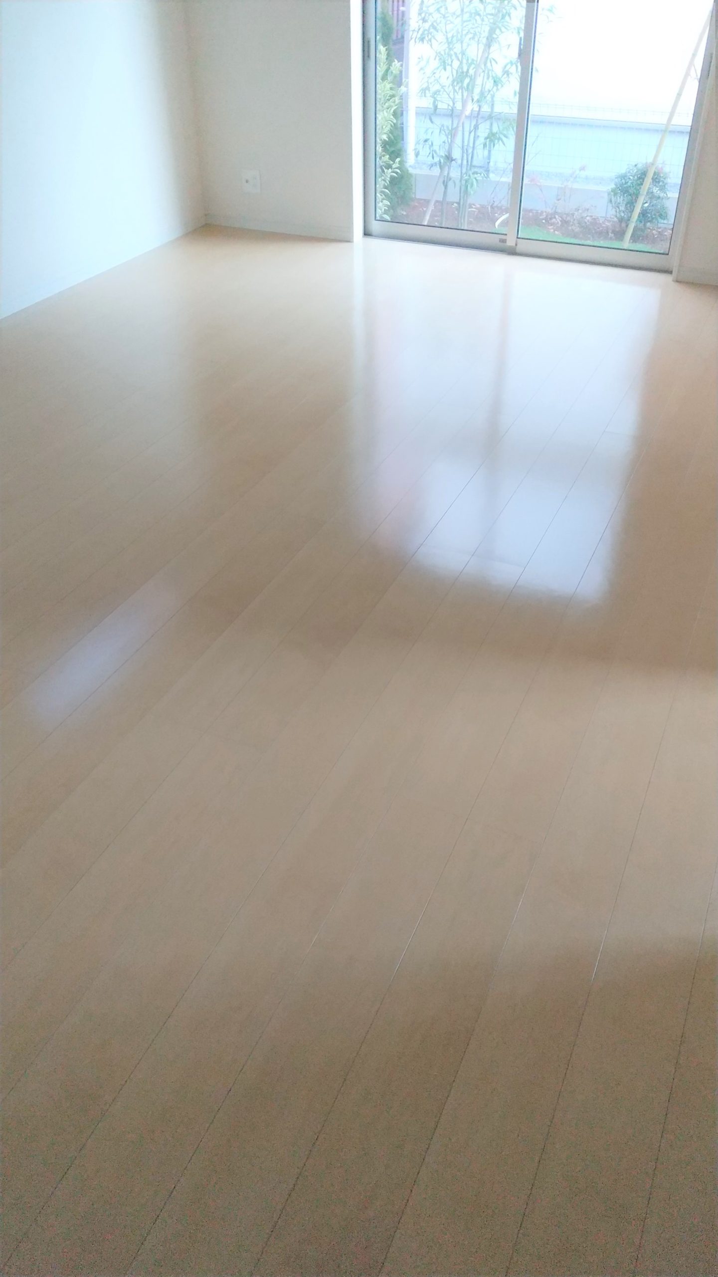 フロアコーティング施工事例 施工後｜熊本県熊本市 ご新築戸建て W様邸 コーティングハウス シリコンフロアコーティング施工済み