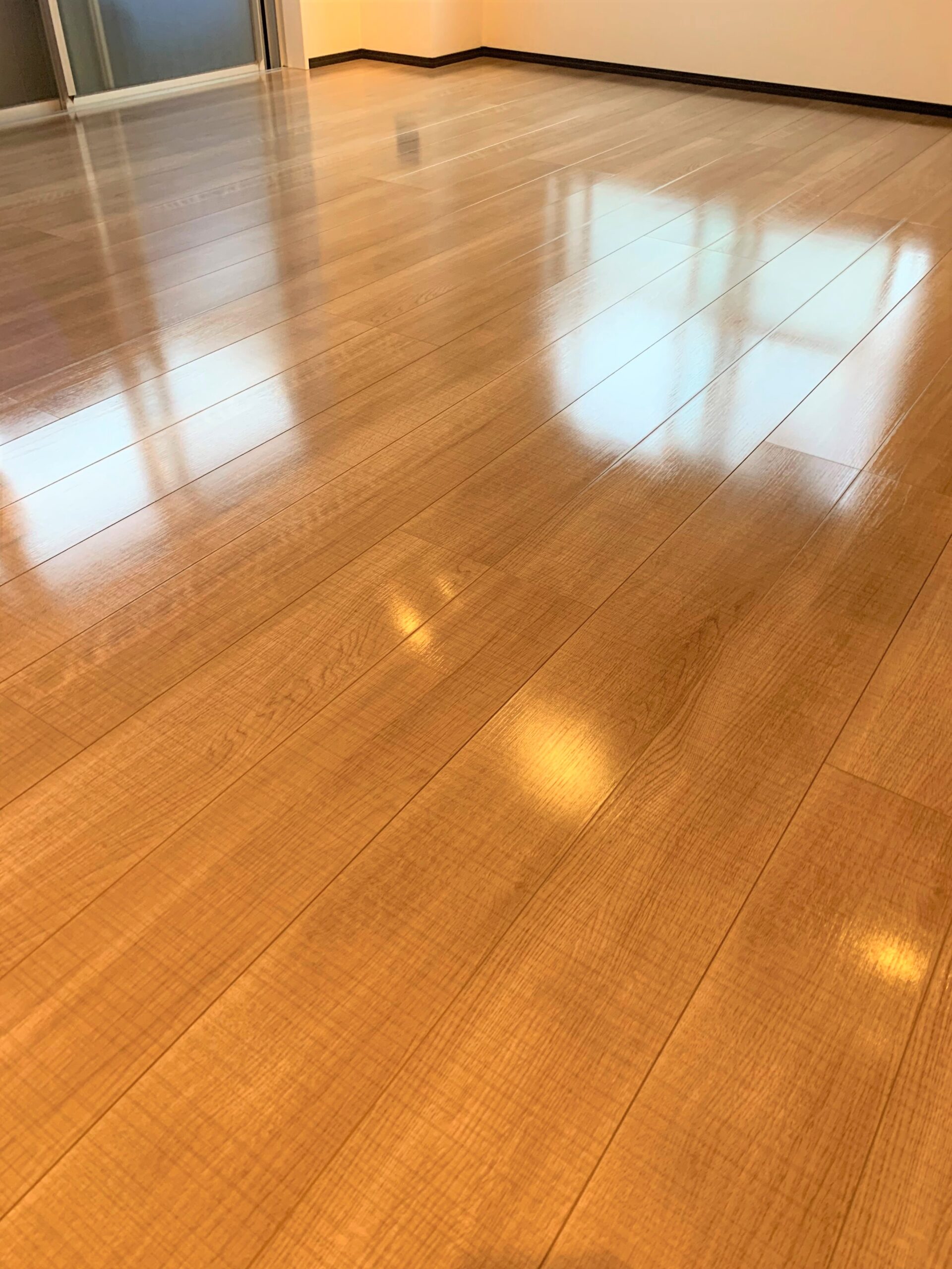 coatinghouse-kanagawa-kawasaki-shinchikumansion-after フロアコーティング施工事例 施工後|神奈川県川崎市 ご新築マンション I様邸 コーティングハウス セラミックガラスフロアコーティング施工済み