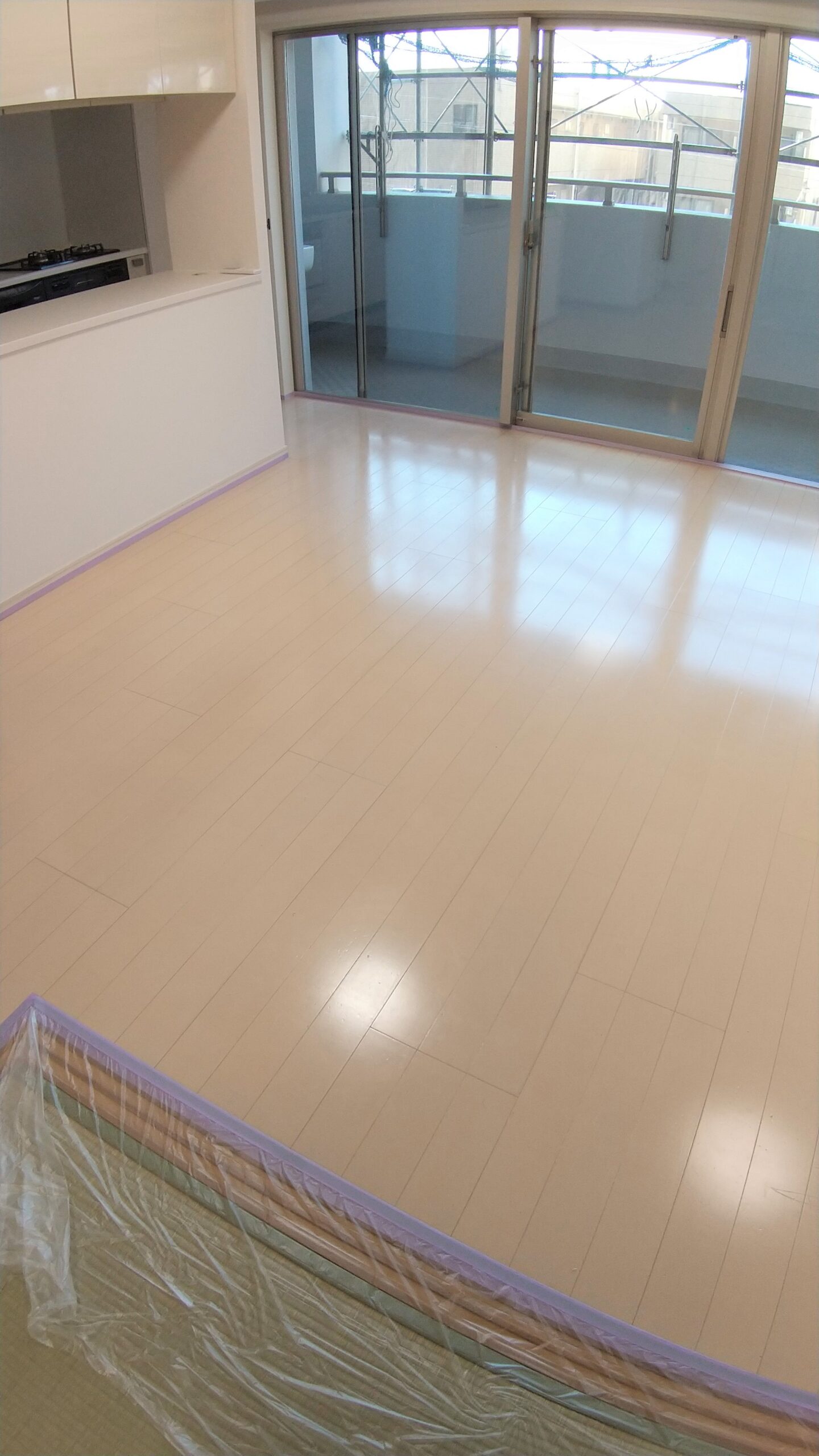 coatinghouse-tokyo-katsushika-chukomansion-before フロアコーティング施工事例 施工前|東京都葛飾区 中古マンション F様邸の床の状態