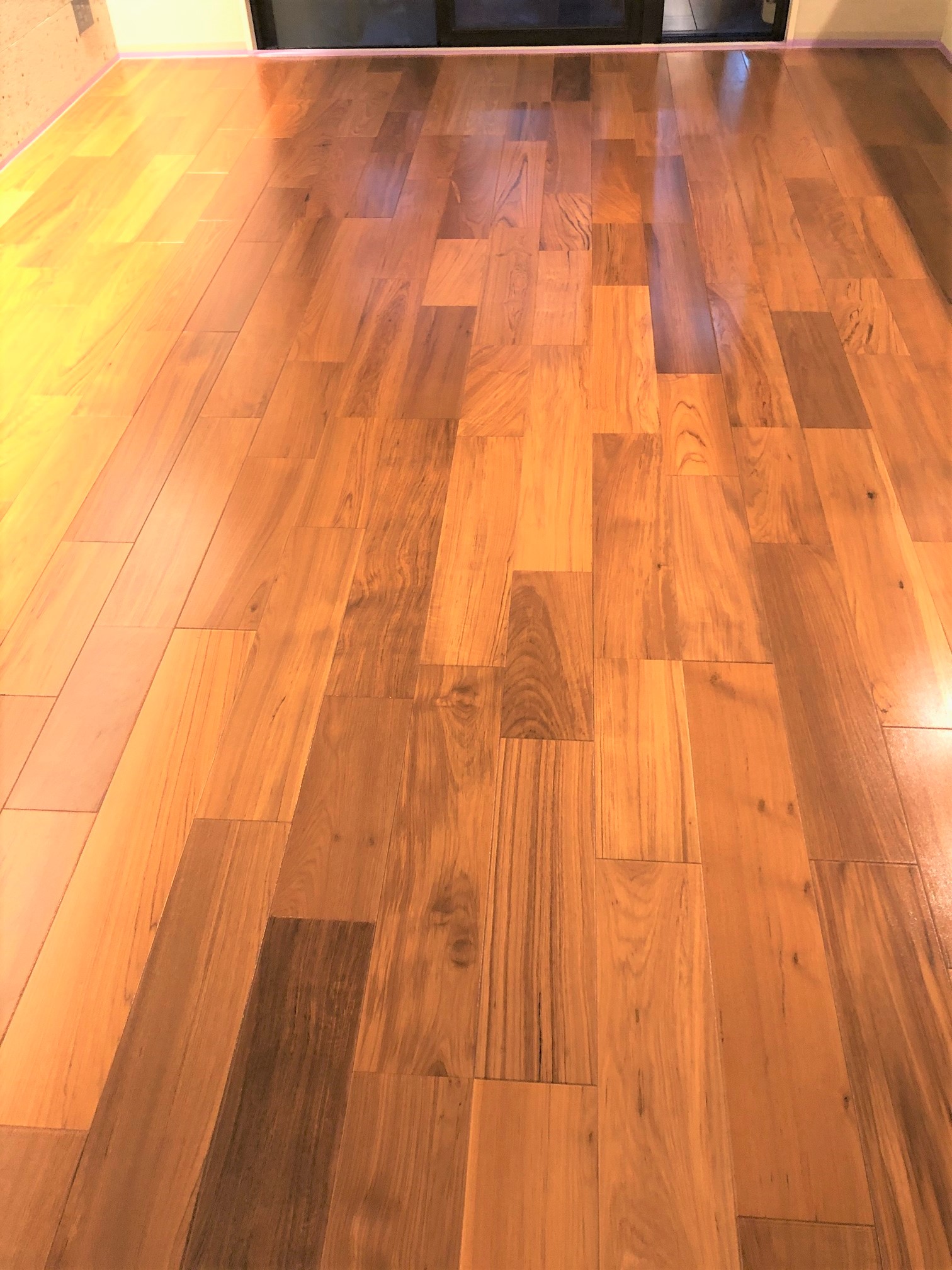 coatinghouse-tokyo-shinjuku-shinchikumansion-before 新宿区フロアコーティング施工事例 施工前|東京都新宿区 ご新築マンション M様邸の床の状態