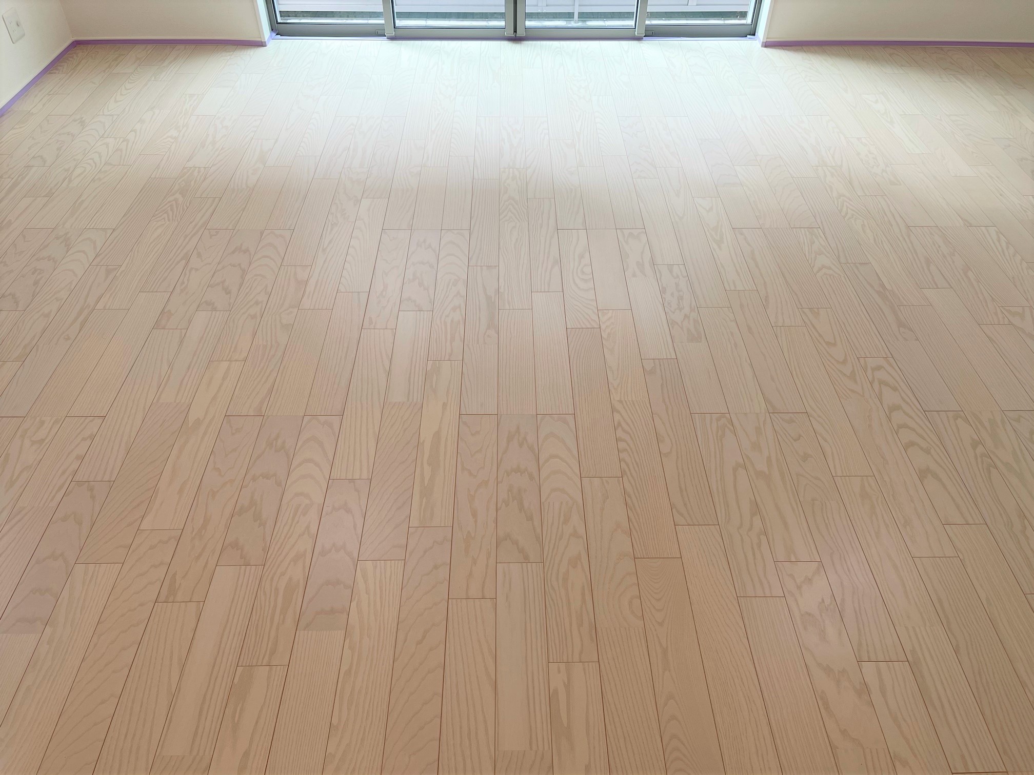 フロアコーティング施工事例 施工前｜千葉県市 ご新築戸建て U様邸の床の状態