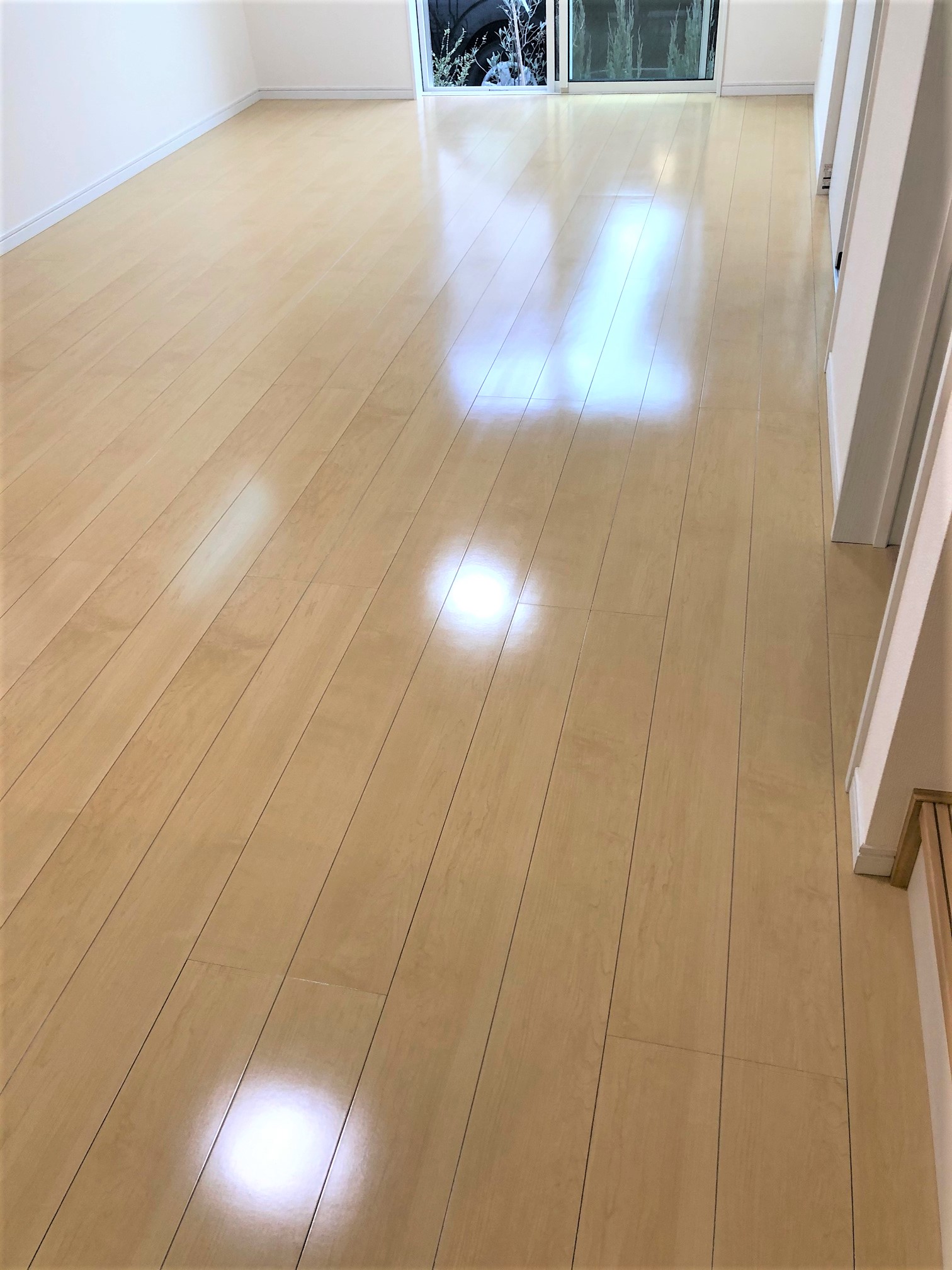 coatinghouse-chiba-kisarazu-shinchikukodate-after フロアコーティング施工事例 施工後|千葉県木更津市 ご新築戸建て F様邸 コーティングハウス シリコンフロアコーティング施工済み
