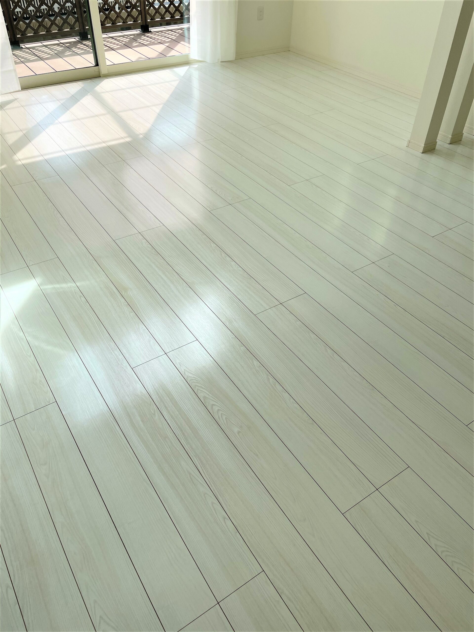 フロアコーティング施工事例 施工後｜千葉県木更津市 ご新築戸建て E様邸 コーティングハウス セラミックガラスフロアコーティング施工済み