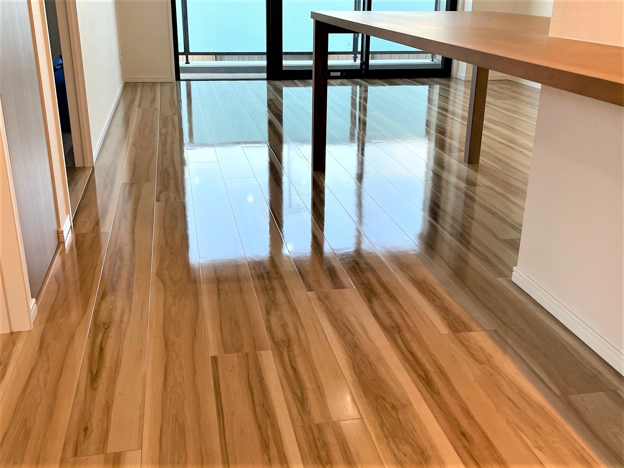 coatinghouse-tokyo-koto-shinchikumansion-after フロアコーティング施工事例 施工後|東京都江東区 ご新築マンション M様邸 コーティングハウス シリコンフロアコーティング施工済み
