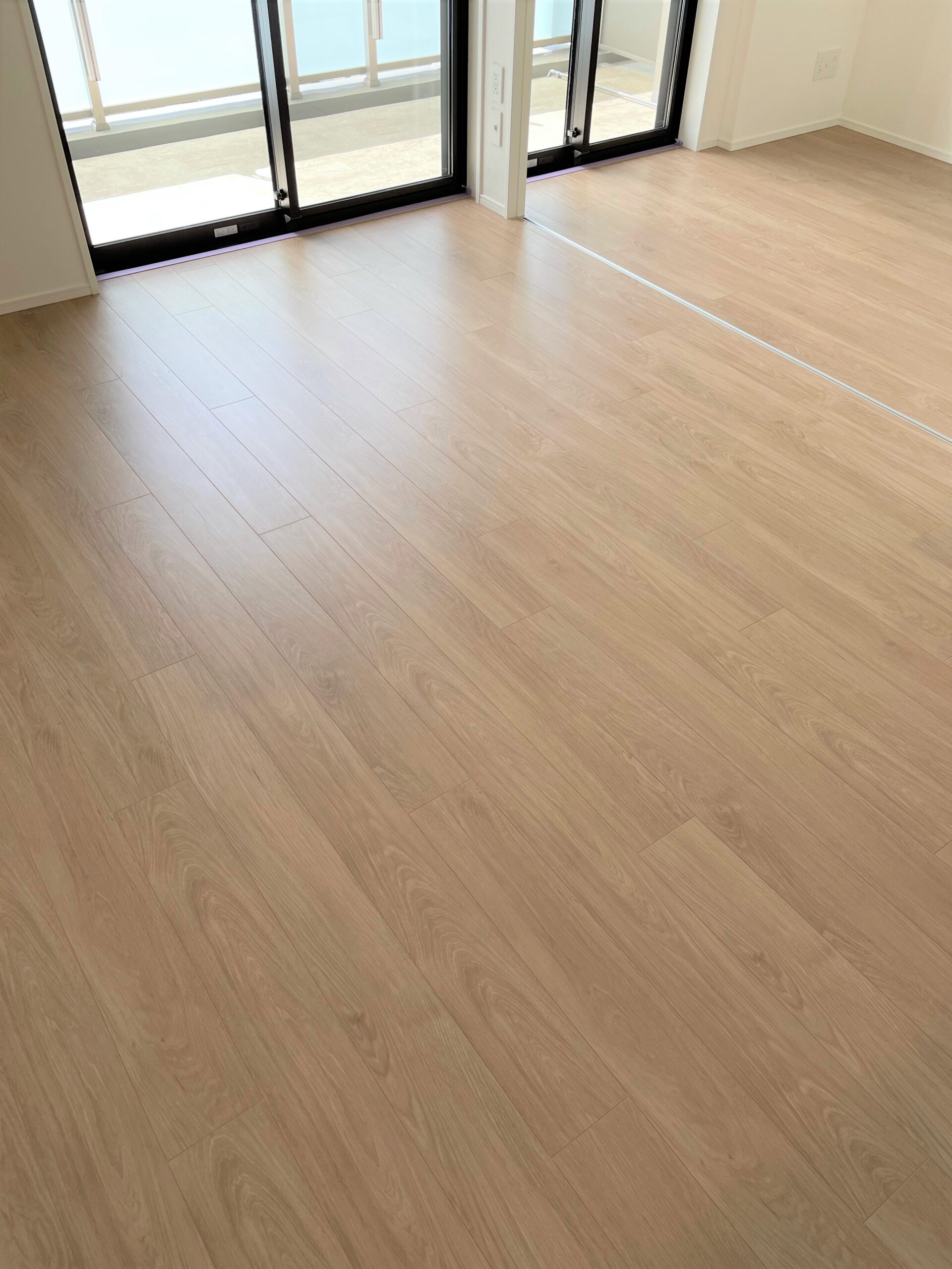 coatinghouse-kanagawa-fujisawa-shinchikumansion-before フロアコーティング施工事例 施工前|神奈川県藤沢市 ご新築マンション K様邸の床の状態