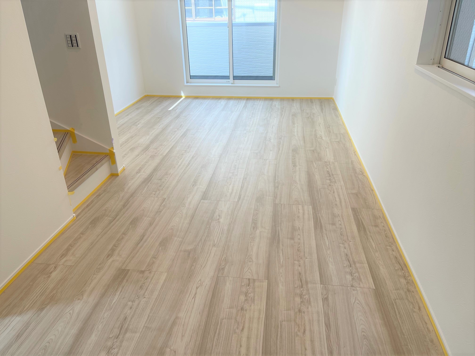 coatinghouse-saitama-tokorozawa-shinchikukodate-before フロアコーティング施工事例 施工前|埼玉県所沢市 ご新築戸建て T様邸の床の状態