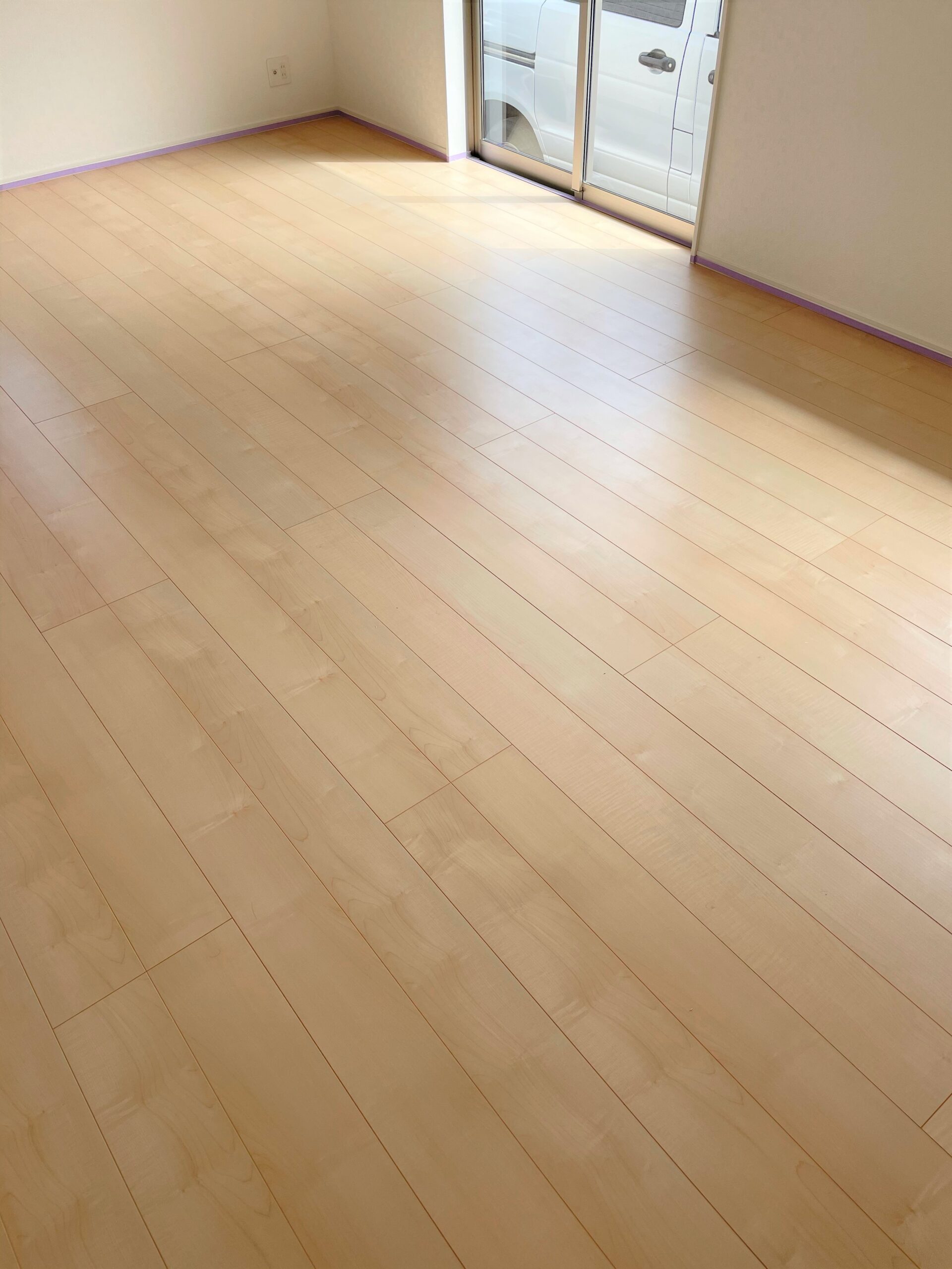 coatinghouse-saitama-saitama-shinchikukodate-before フロアコーティング施工事例 施工前|埼玉県さいたま市 ご新築戸建て H様邸の床の状態