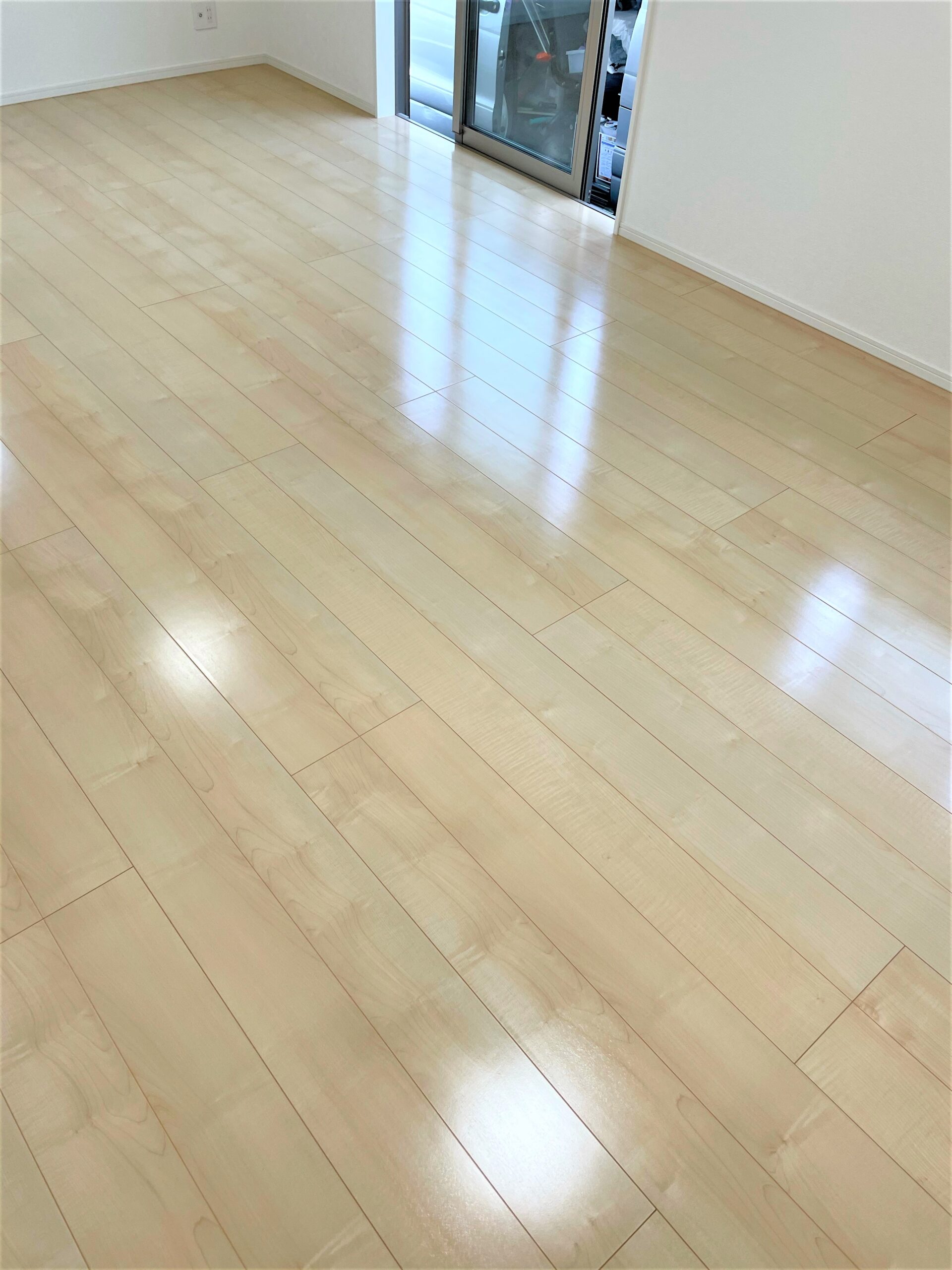 coatinghouse-saitama-saitama-shinchikukodate-after フロアコーティング施工事例 施工後|埼玉県さいたま市 ご新築戸建て H様邸 コーティングハウス シリコンフロアコーティング施工済み