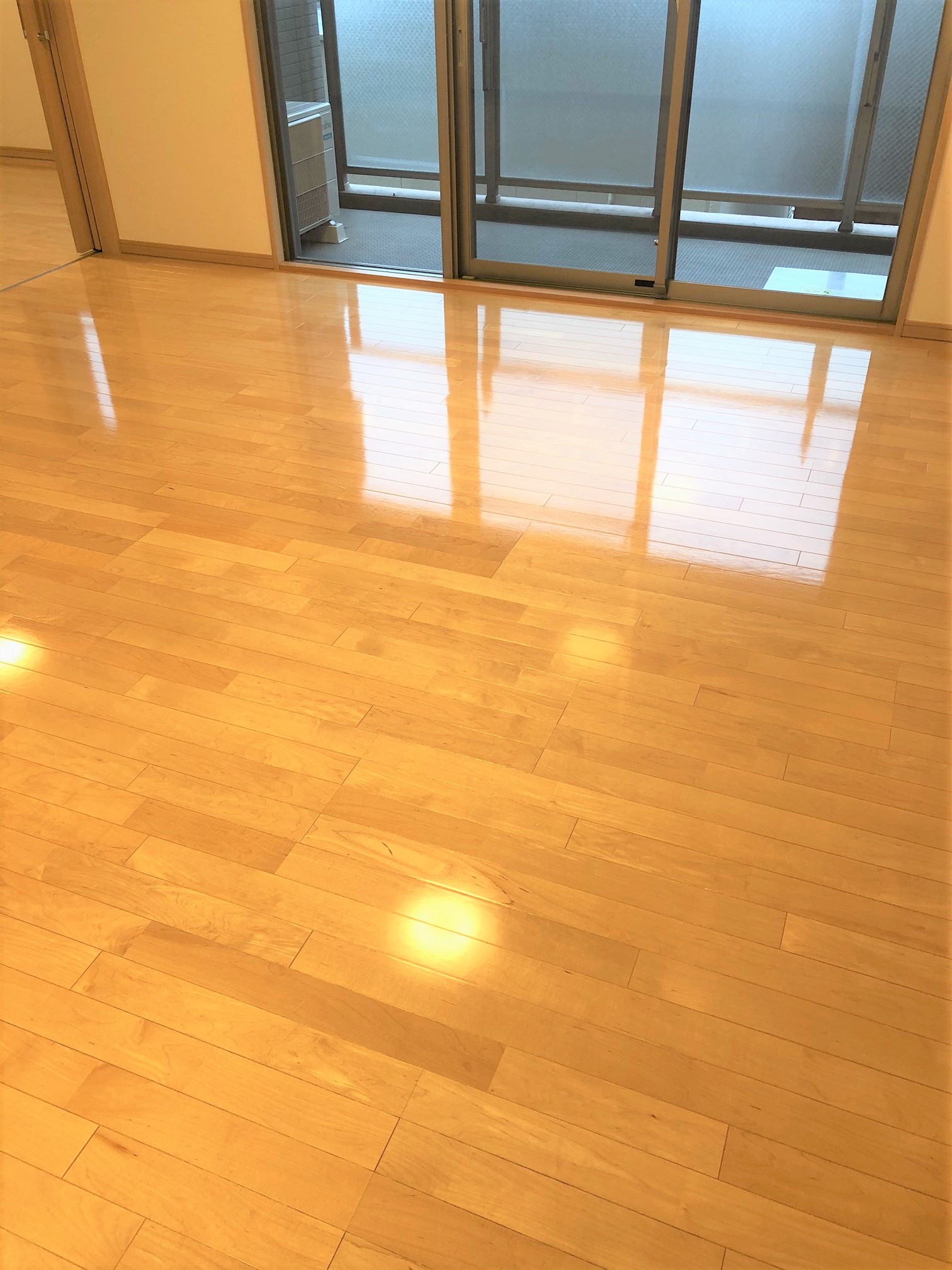 coatinghouse-kanagawa-yokohama-shinchikumansion-after フロアコーティング施工事例 施工後|神奈川県横浜市 ご新築マンション I様邸 コーティングハウス シリコンフロアコーティング施工済み