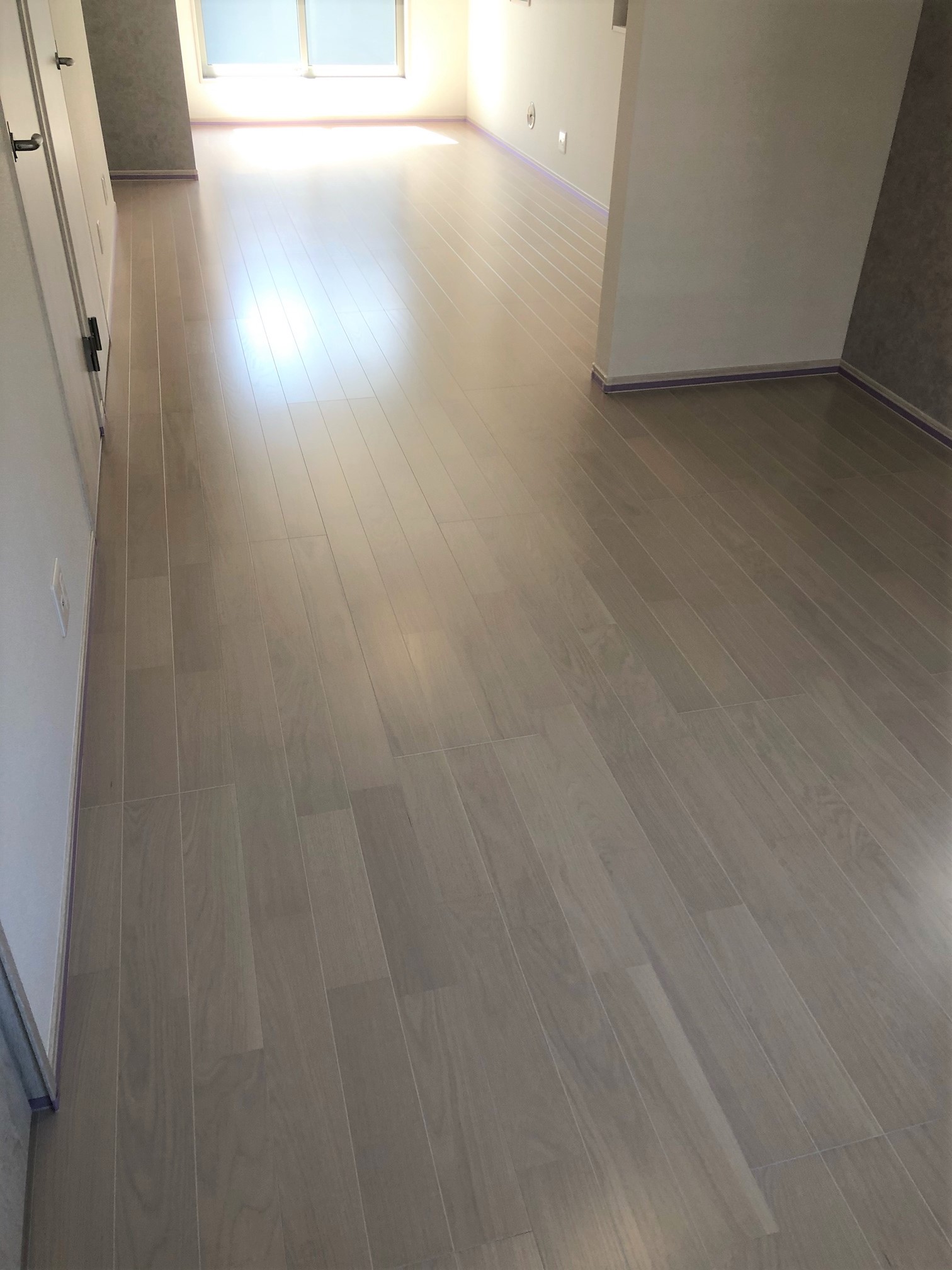 coatinghouse-tokyo-nerima-shinchikumansion-before フロアコーティング施工事例 施工前|東京都練馬区 ご新築マンション T様邸の床の状態