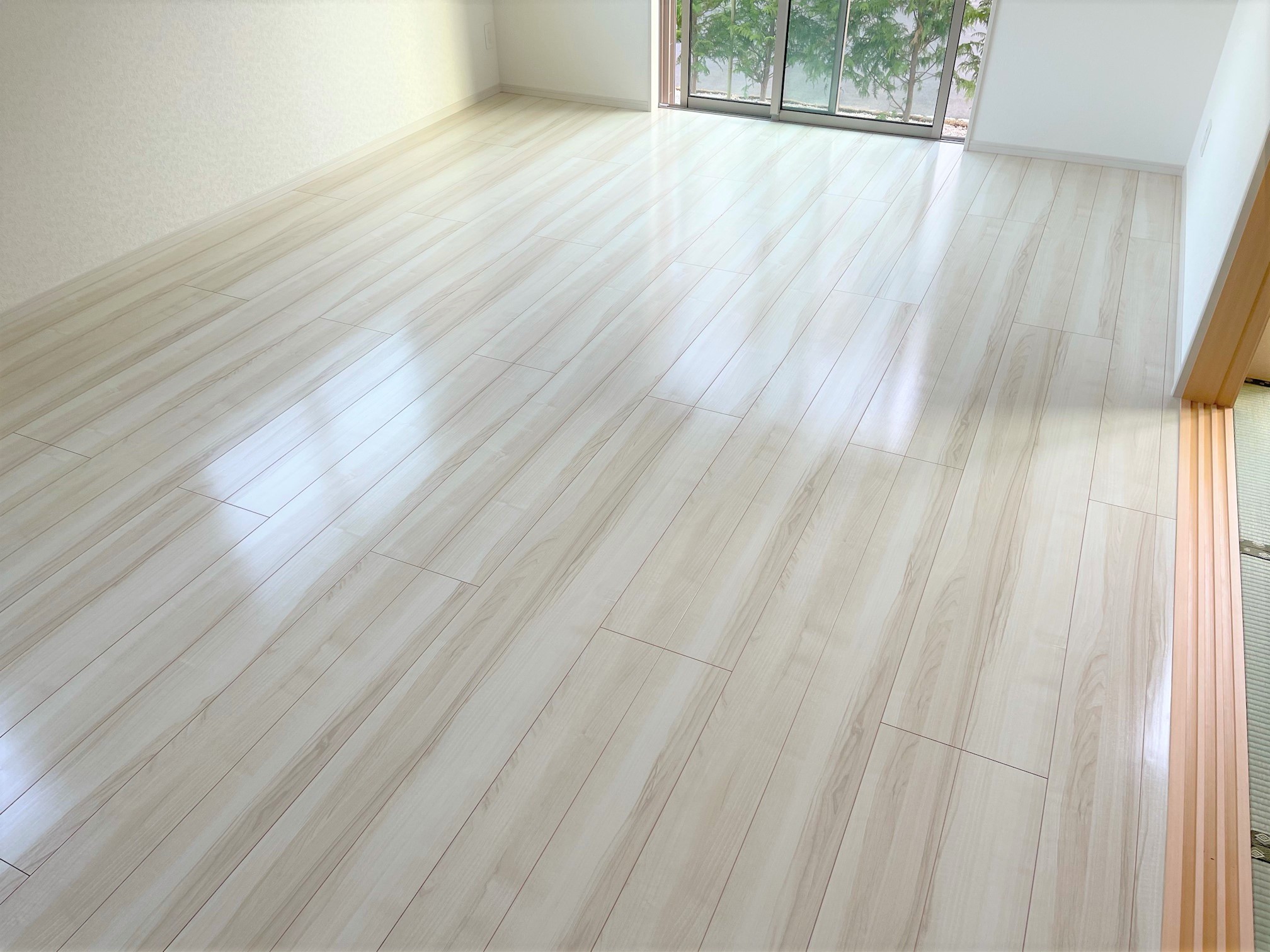 coatinghouse-tokyo-nishitokyo-shinchikukodate-after フロアコーティング施工事例 施工後|東京都西東京市 ご新築戸建て Y様邸 コーティングハウス シリコンフロアコーティング施工済み