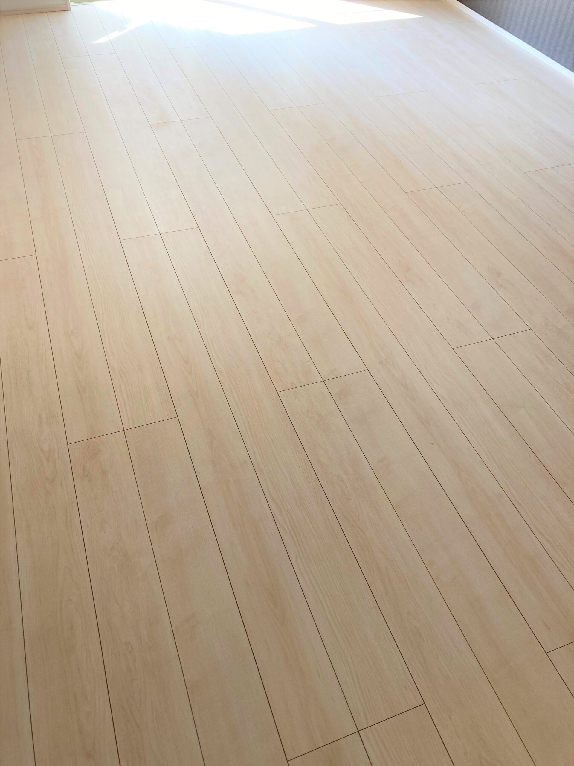 coatinghouse-tokyo-shinjuku-shinchikumansion-before フロアコーティング施工事例 施工前|東京都新宿区 ご新築マンション K様邸の床の状態