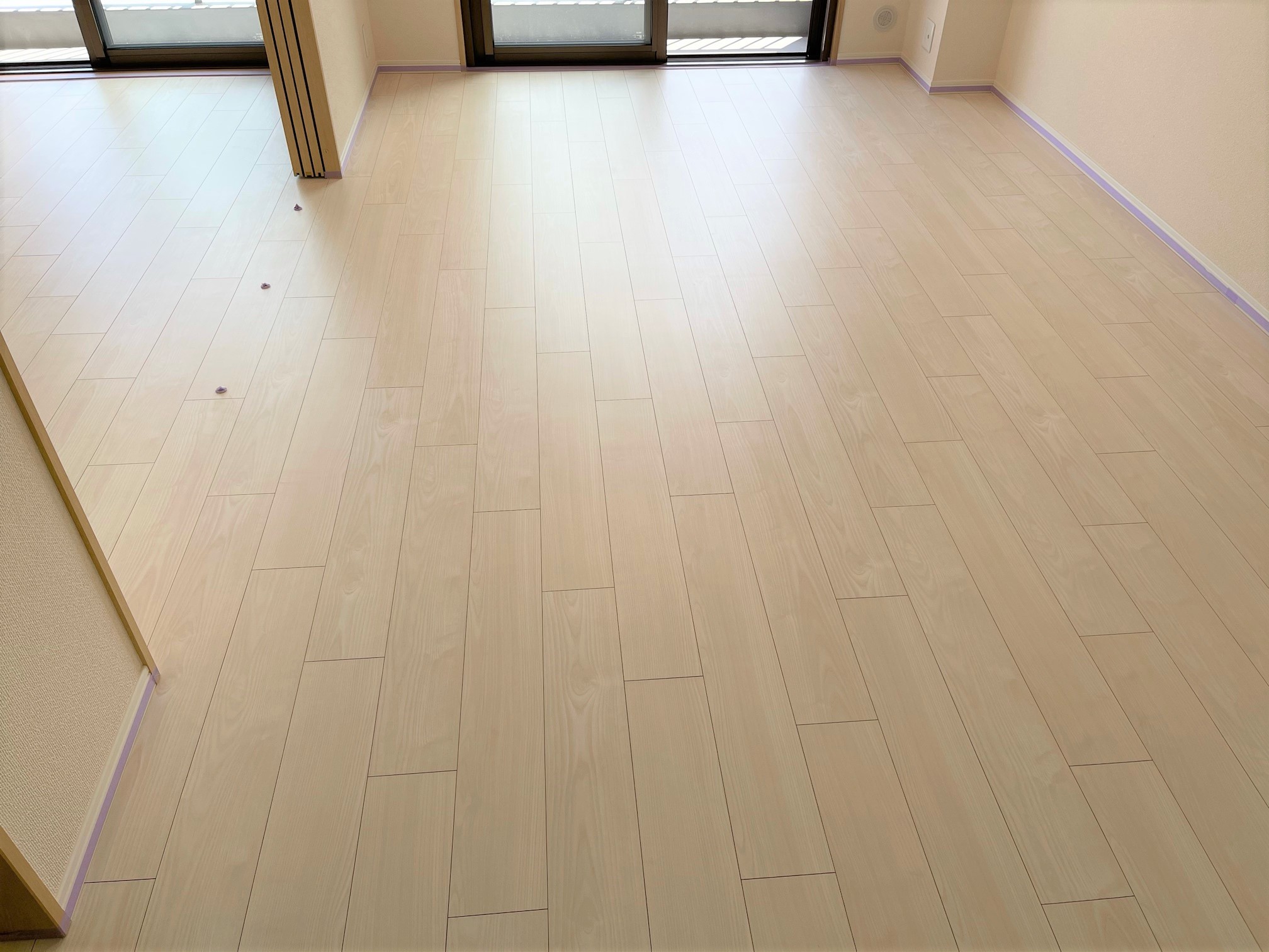 coatinghouse-tokyo-kokubunji-shinchikumansion-before フロアコーティング施工事例 施工前|東京都国分寺市 ご新築マンション W様邸の床の状態