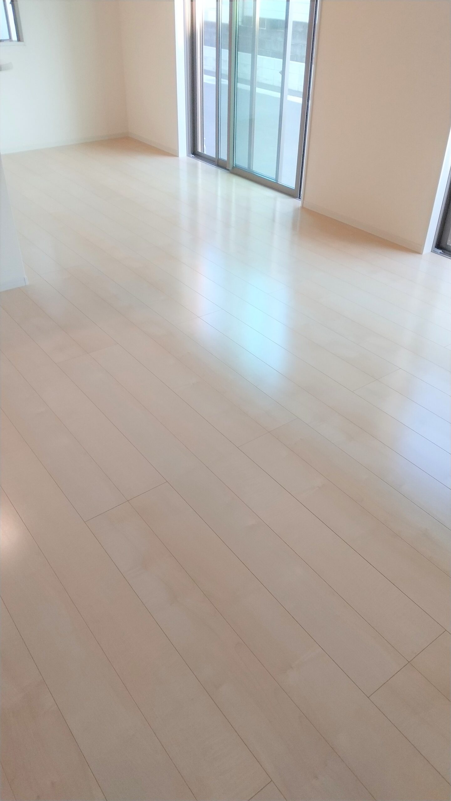 フロアコーティング施工事例 施工後｜神奈川県海老名市 ご新築戸建て T様邸 コーティングハウス シリコンフロアコーティング施工済み