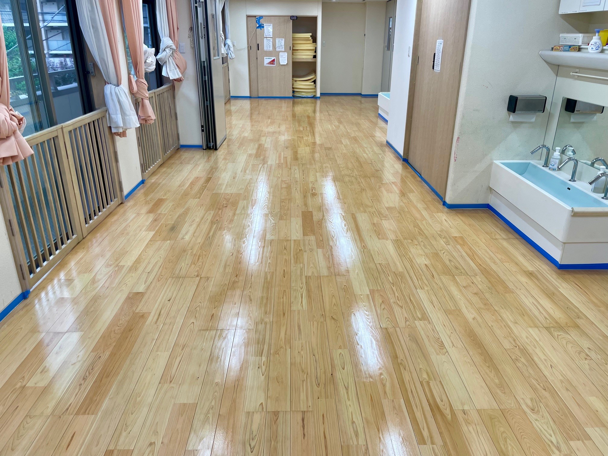 水性ウレタンコーティング_施工後