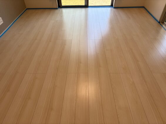 セラミックガラスフロアコーティング(微光沢)_後