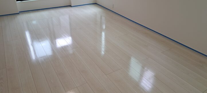 シリコンフロアコーティング_施工後