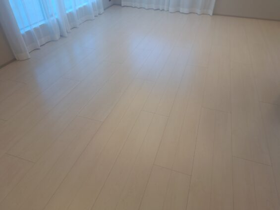 セラミックガラスフロアコーティング微光沢_後