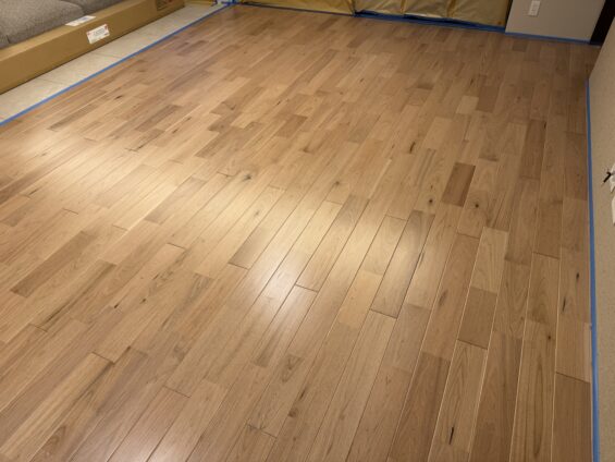 ワンニャンすべらんフロアコーティング_施工後