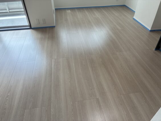 セラミックガラスフロアコーティング微光沢_施工後