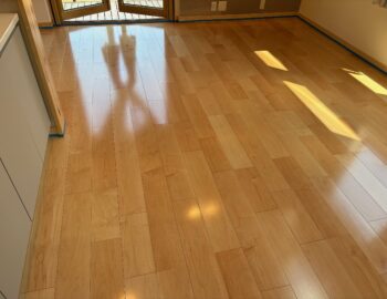セラミックガラスフロアコーティング微光沢_後