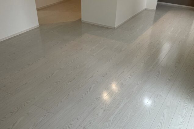 セラミックガラスフロアコーティングアレルコート微光沢_施工後