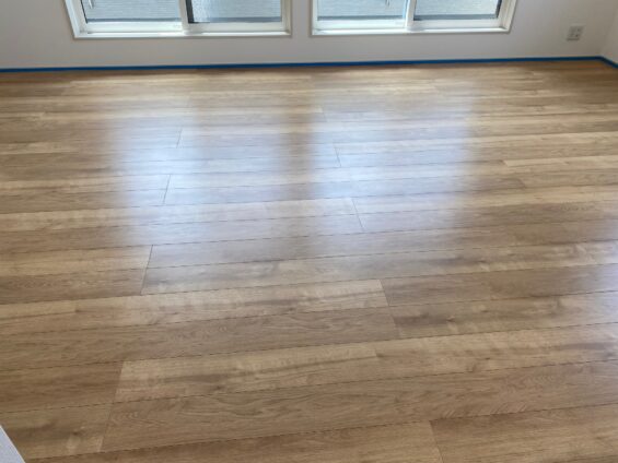 ワンニャンすべらんフロアコーティング_施工後