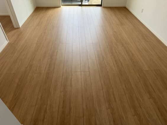 セラミックガラスフロアコーティング微光沢_施工前