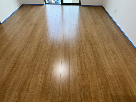 セラミックガラスフロアコーティング微光沢_施工後