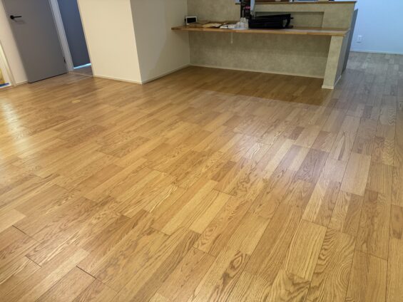 ワンニャンすべらんフロアコーティング_施工後