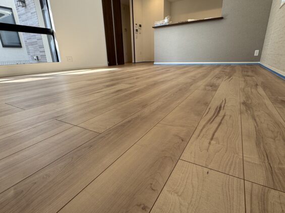 セラミックガラスフロアコーティング微光沢_施工前