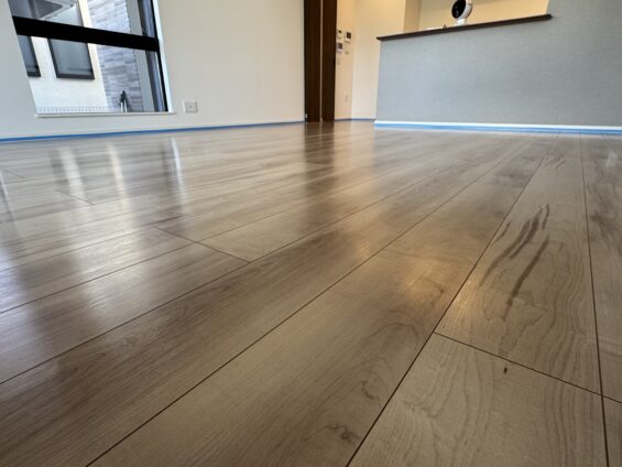 セラミックガラスフロアコーティング微光沢_施工後