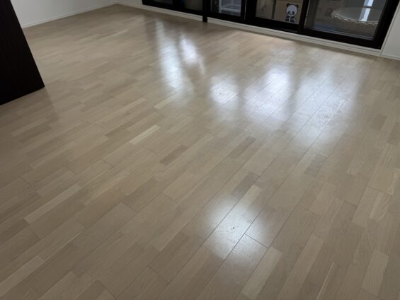 ワンニャンすべらんフロアコーティング_施工前
