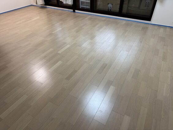 ワンニャンすべらんフロアコーティング_施工後