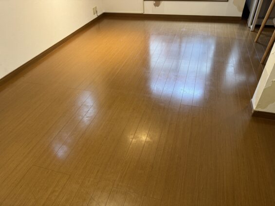 シリコンフロアコーティング_施工前