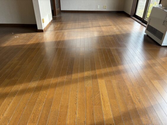 シリコンフロアコーティング_施工前