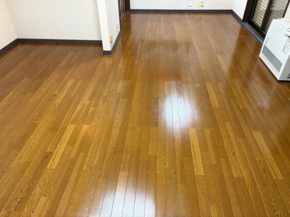 シリコンフロアコーティング_施工後