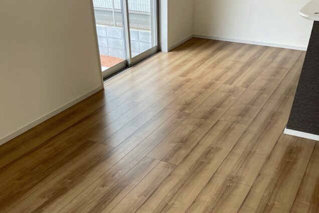 ガラスフロアコーティング_施工前