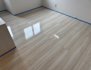 シリコンフロアコーティング_施工後