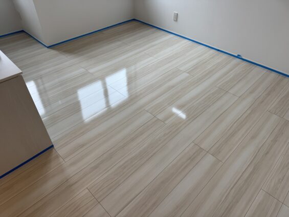 シリコンフロアコーティング_施工後